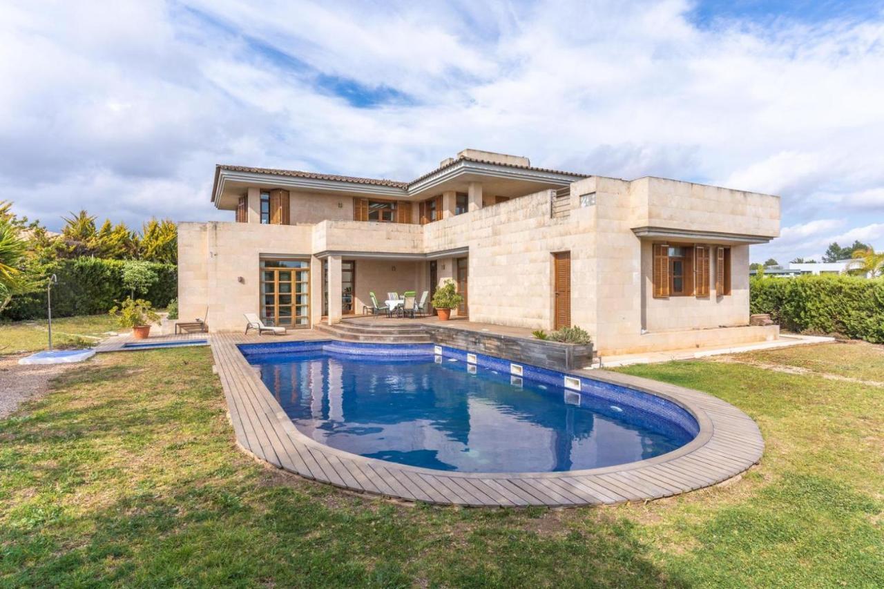 Villa De Lujo Con Piscina, Jacuzzi, Jardin Y Terraza Marratxí Exterior foto