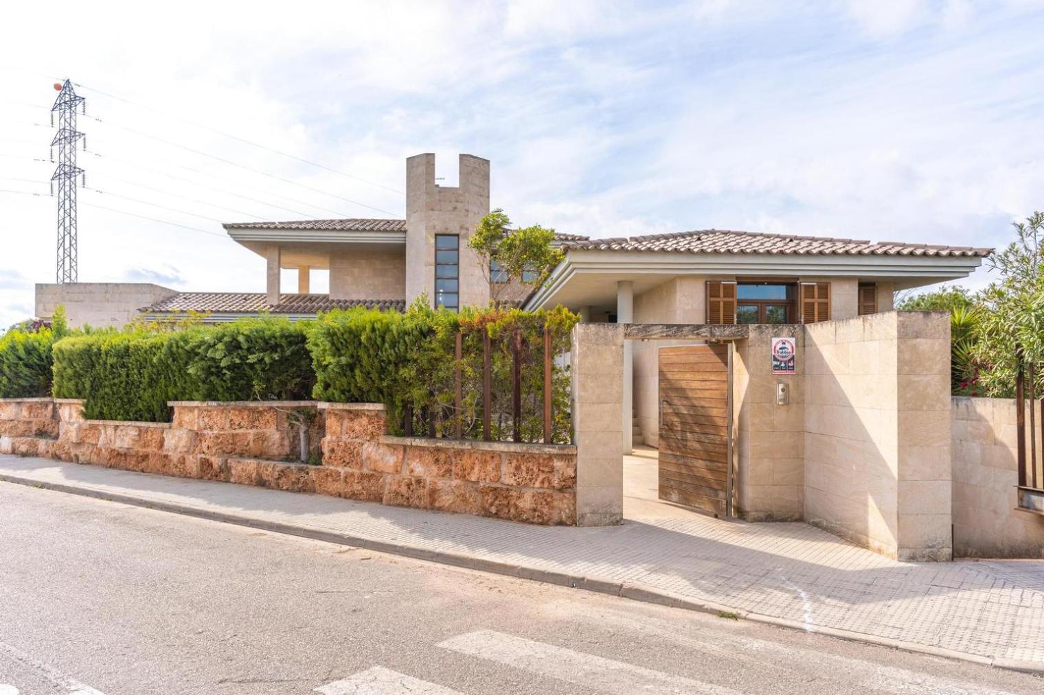Villa De Lujo Con Piscina, Jacuzzi, Jardin Y Terraza Marratxí Exterior foto
