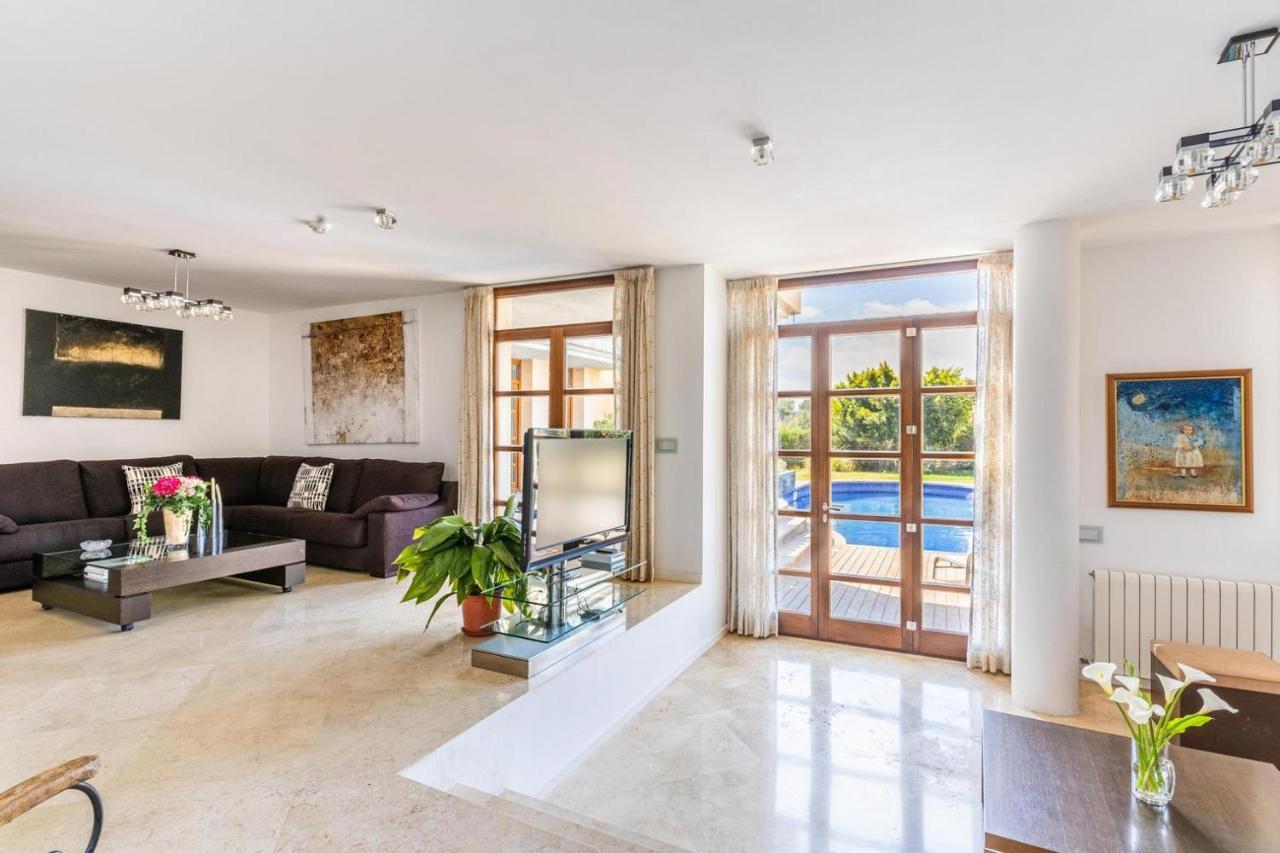 Villa De Lujo Con Piscina, Jacuzzi, Jardin Y Terraza Marratxí Exterior foto