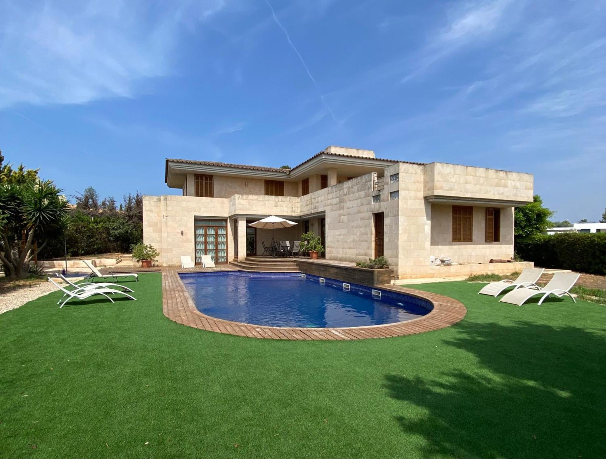Villa De Lujo Con Piscina, Jacuzzi, Jardin Y Terraza Marratxí Exterior foto